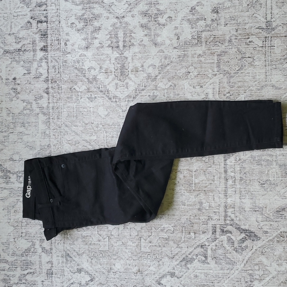 Womens gap true skinny jeans black 28r